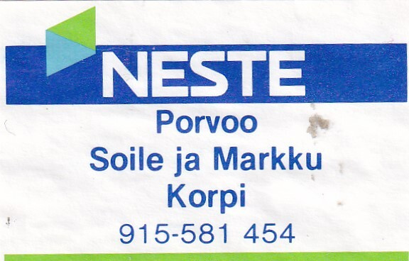 Porvoo, Soile ja Markku Korpi , NESTE   s19