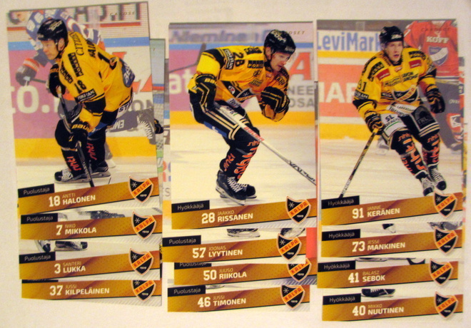 Cardset 2016-17 Kalpa 61-72 teamset