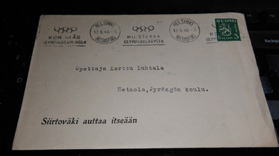 Olympia viest. Siirtoväki auttaa itseään 1948 26/6