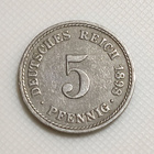 Saksa 5 Pfennig 1898A - pikkukuva 1