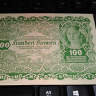 Austria Itävalta 1000 Kronen1922 P77 XF-aUNC - pikkukuva 1