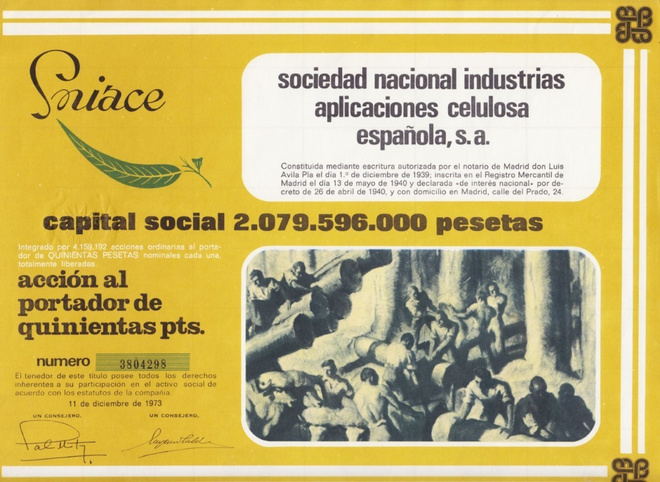 OKK 1973 Espanja Celulosa Espanola SA, Madrid