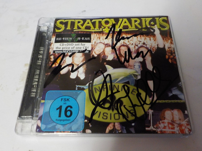 STRATOVARIUS - INFINITE VISIONS CD+DVD BÄNDIN NIMMAREILLA