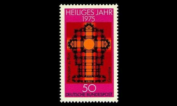 Saksa 834 ** Pyhimysvuosi (1975)