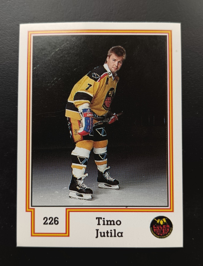 1990-91 Semic Elitserien #226 Timo Jutila