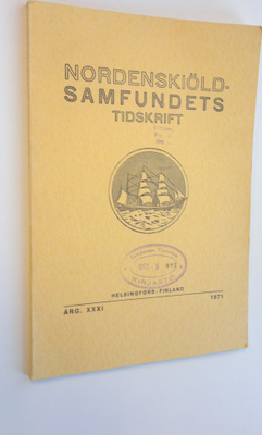 Nordenskiöld-samfundets tidskrift, årg. XXXI 1971