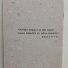 Virkkala 1927, Partiolaisen jäsenkirja - pikkukuva 3