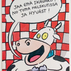 "Jaa, että ikäväkö?"-KULKEMATON POSTIKORTTI - pikkukuva 1