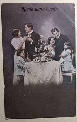 Perheen Uuden Vuoden viettoa, p. 1917