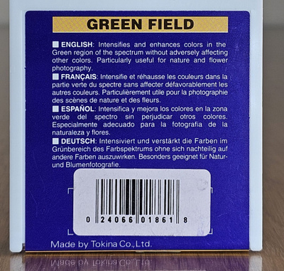 == Hoya Green Field - 52mm