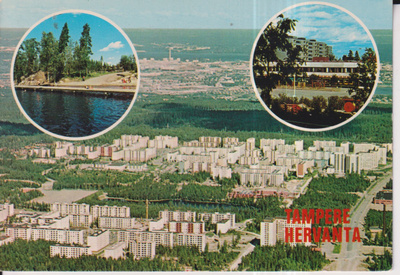 Tampere. Hervanta. sommitelmakortti , e37