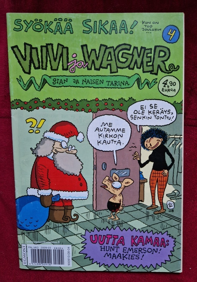 Viivi ja Wagner sarjakuva 4/ 2008