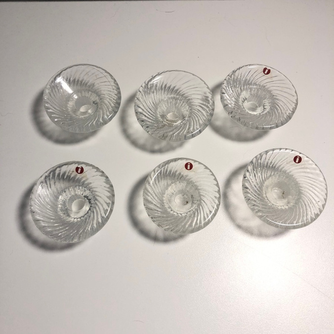 Iittala - Poppa kynttilänjalat ( 6kpl )