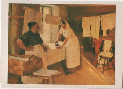 kortti Edelfelt ym. Nainen menneiltä ajoilta - erilaisia