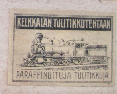2 VANHAA Tulitikku Etikettiä Kelkkala Viipuri Alastaro 1930-