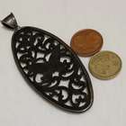 8.5cm hopea email perhonen riipus 925 - pikkukuva 3