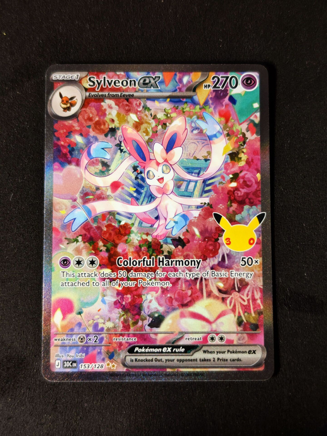 Pokémon 30th Sylveon EX 153
