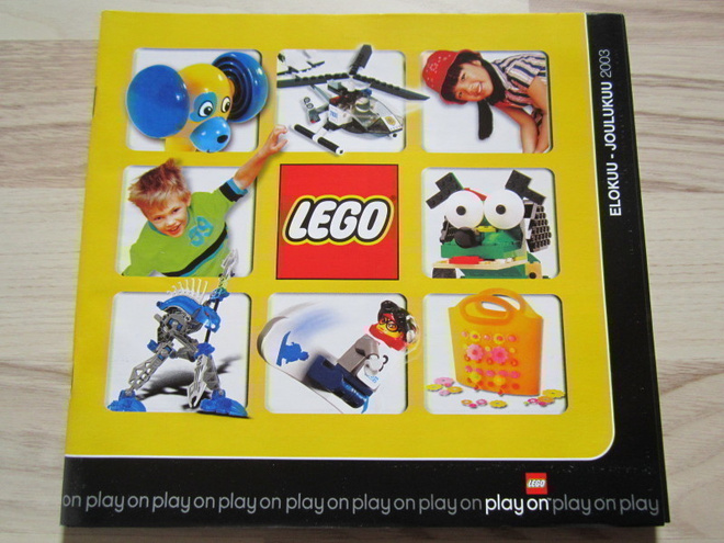 Lego -esite, vuodelta 2003 (elokuu - joulukuu)