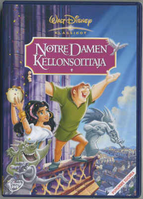 Disney'n  NOTRE DAMEN KELLONSOITTAJA – Suomi-DVD 1996 / 200?