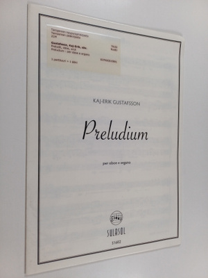 Kaj Gustafsson : Preludium per oboe e organo