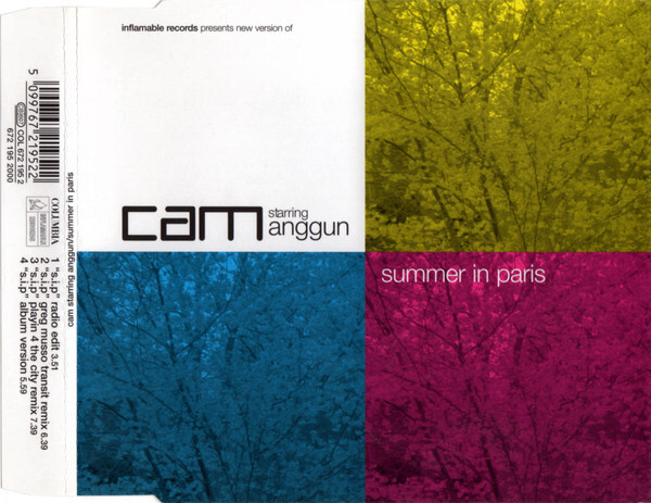 Cam Starring Anggun - Summer In Paris (CD) MINT! Maxi-single