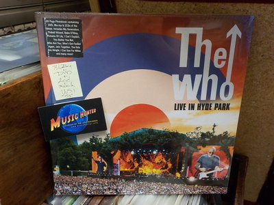 THE WHO - LIVE IN HYDE PARK UUSI 2CD + BLU-RAY + DVD + KIRJA