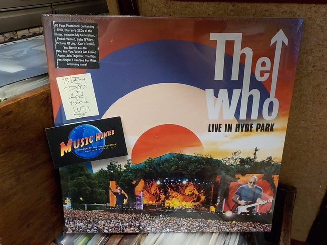 THE WHO - LIVE IN HYDE PARK UUSI 2CD + BLU-RAY + DVD + KIRJA