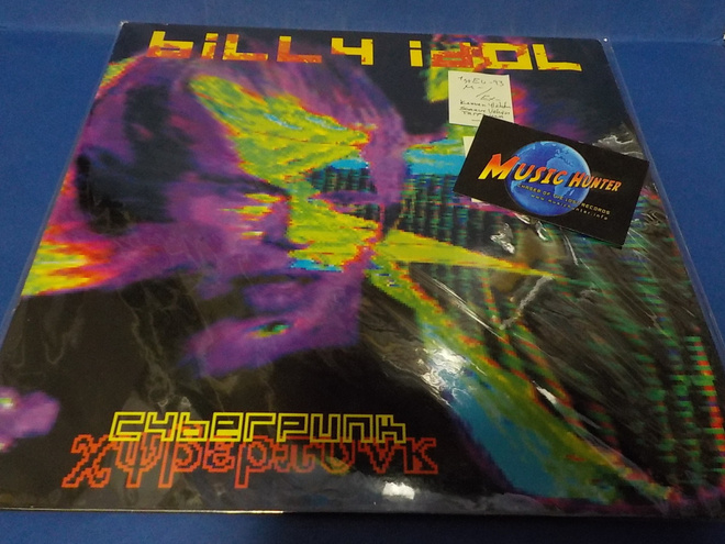 BILLY IDOL - CYBERPUNK M-/EX- 1, PAINOS LP