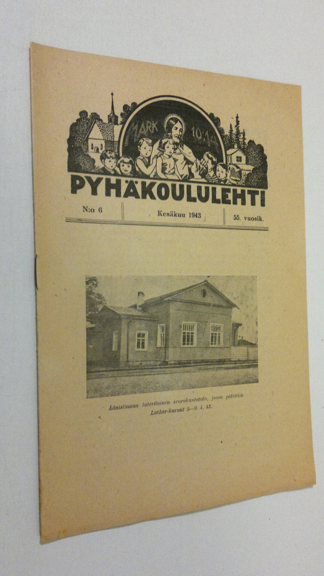 Pyhäkoululehti N:o 6 1943
