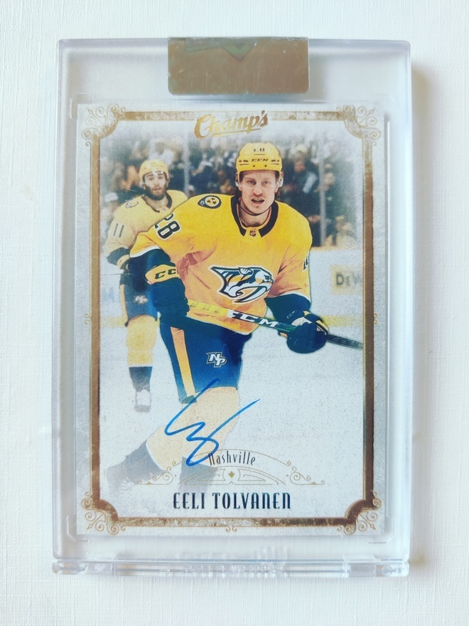 Eeli Tolvanen - 21-22 UD Champ's Clear-Cut Auto