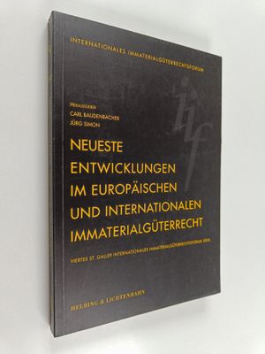 Carl Baudenbacher : Neueste Entwicklungen im europäischen...