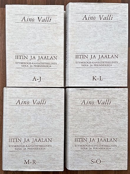 Valli Aino : Iitin ja Jaalan etymologis -kansan..........