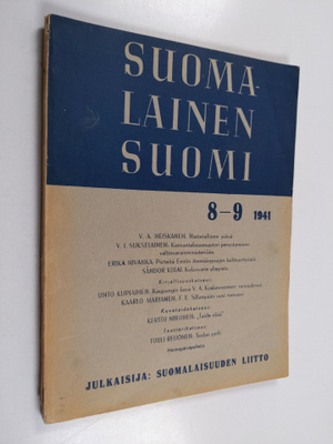 Suomalainen Suomi 8-9/1941