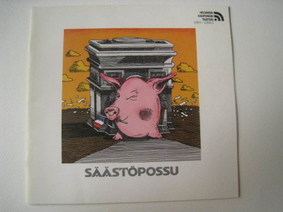 Käsiohjelma Säästöpossu Helsingin kaupunginteatteri