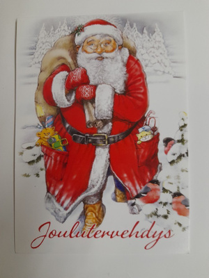 Joulupukki matkalla