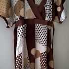 Promod kuosillinen Satiinimekko / Mekko - koko 36 - pikkukuva 5