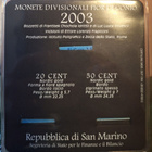 Eurokolikot. San Marino. 50sn ja 20sn 2003. - pikkukuva 2