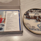 Arabia joululautanen 1991 Tove Slotte + alkuperäinen pakkaus - pikkukuva 2