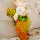 Uniikki Käsintehty Nonna Bears Pupuporkkana Pehmolelu S003 - pikkukuva 1