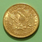 USA 5 Dollars 1881 - pikkukuva 2