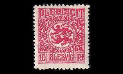 Slesvig 4 ** Vaakuna 10 Pf (1920)