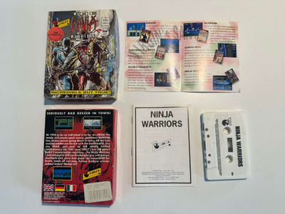 C64: The Ninja Warriors Big Box - Kasetti