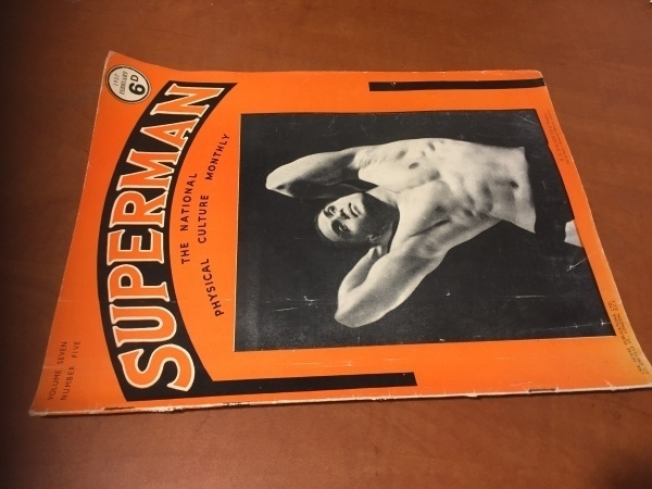 SUPERMAN THE NATIONAL PHYSICAL CULTURE FEBRUARY 1937 HYVÄ