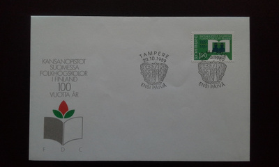 FDC Kansanopistot Suomessa 20.10.1989 LaPe 1092