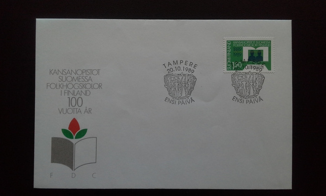 FDC Kansanopistot Suomessa 20.10.1989 LaPe 1092