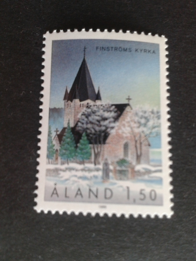 åland 1989 finströmin kirkko**