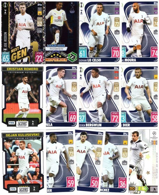 13 x TOTTENHAM JalkaPallo sis. 3 x ErikoisKorttia