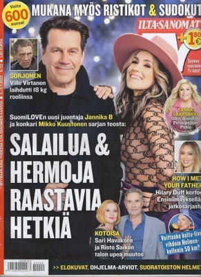 Ilta-sanomat TV n:o 9 2022 Jannika B & Mikko Kuustonen. Sorj