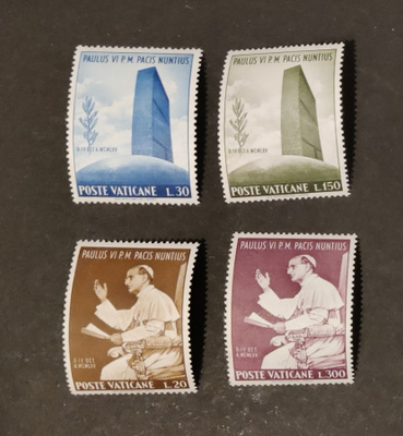1965 Vatikaanivaltio The Journey of Pope Paul to UN **