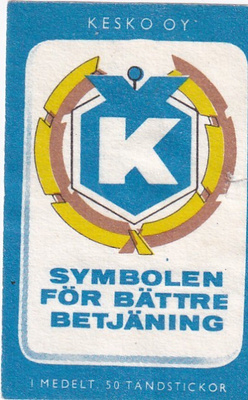 KESKO, Symbolen för bättre betjäning    3/9